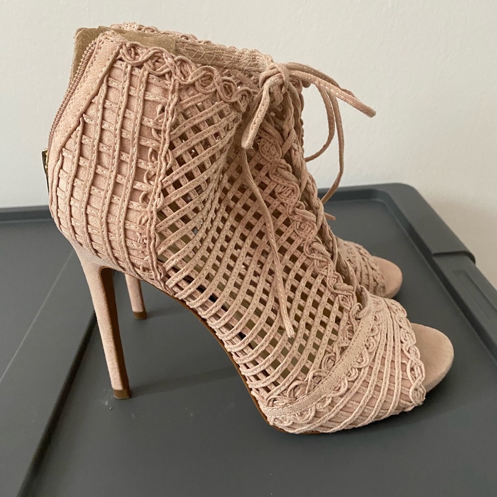 Jessica Simpson high heel sandals.